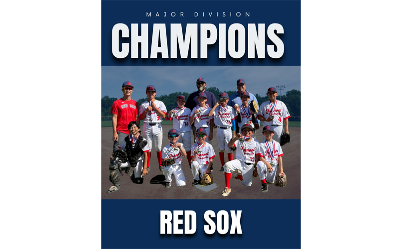 2025 FCLL Major Champions - Red Sox