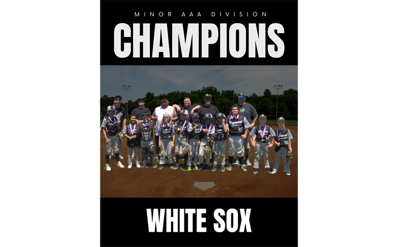 2025 FCLL Minor Division Champions - AAA White Sox