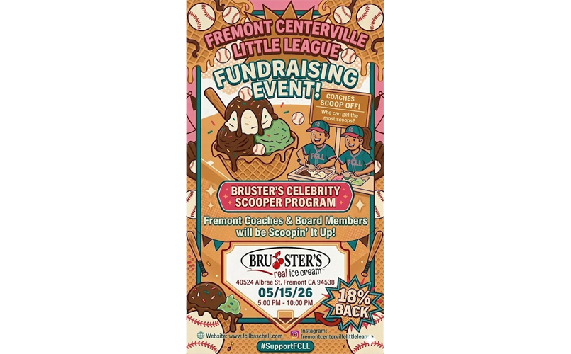 Fundraiser - May 15th @ Bruster's Real Ice Cream FCLL Earn 18%
